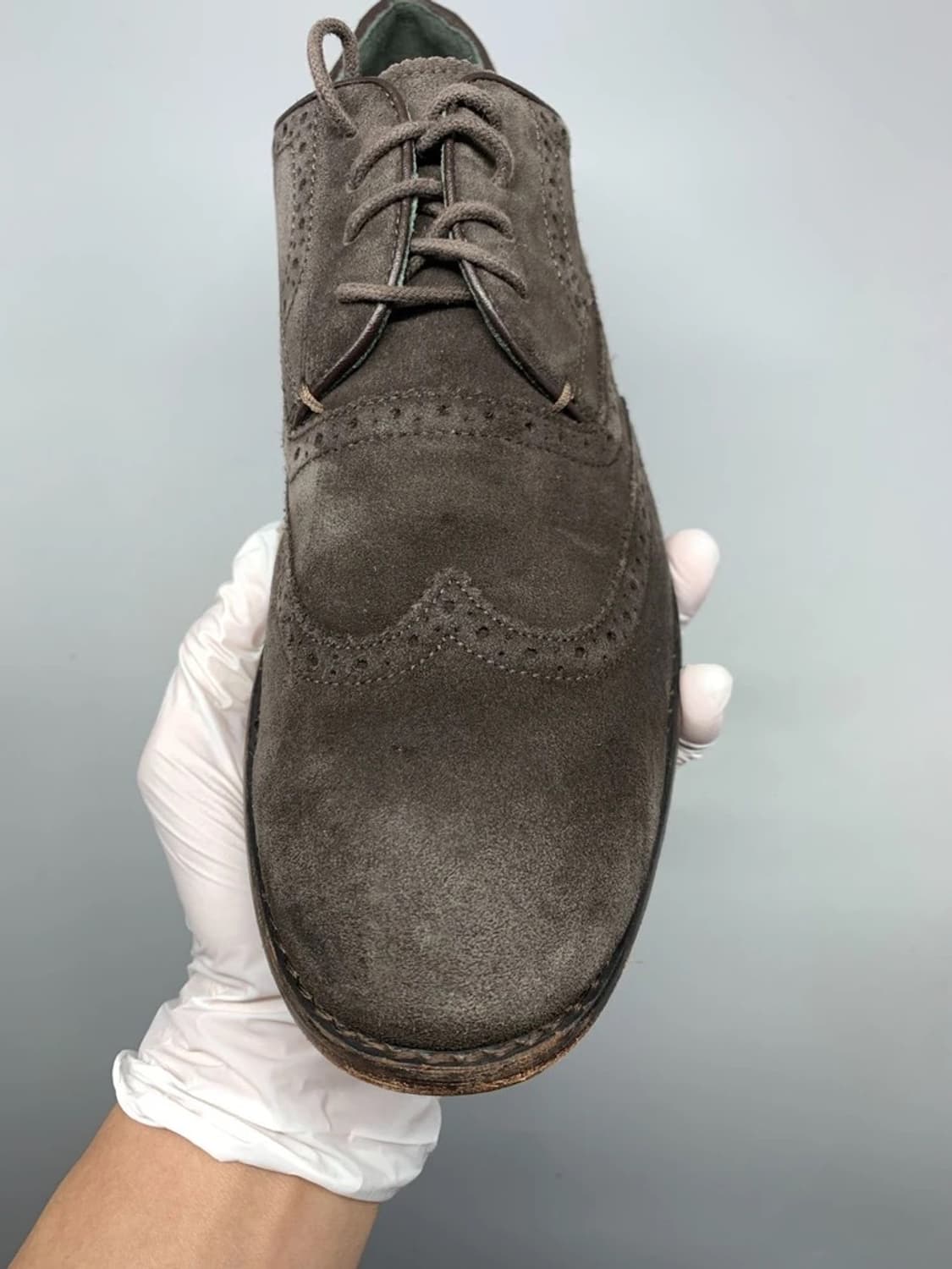 John Varvatos suede wingtip 7.5 상품이미지5