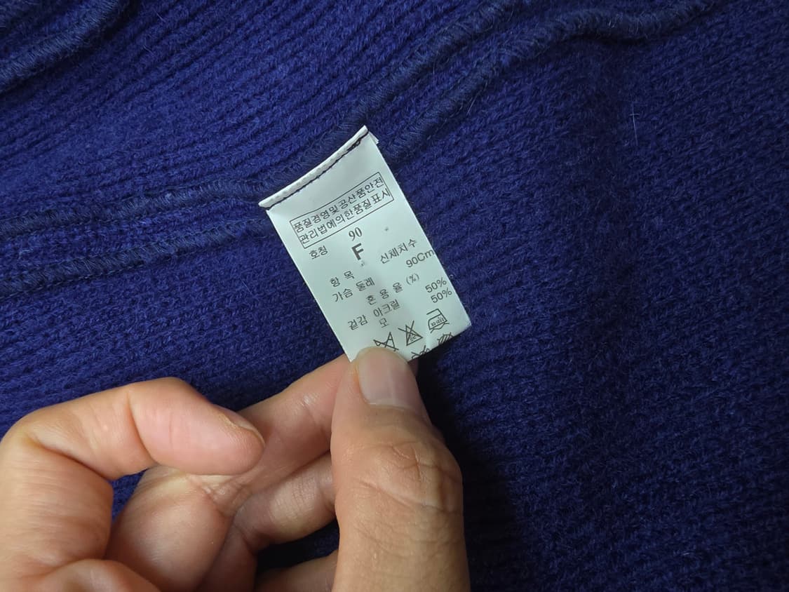 한섬 시스템 루즈핏 빅포켓 후드 니트 집업 상품이미지10