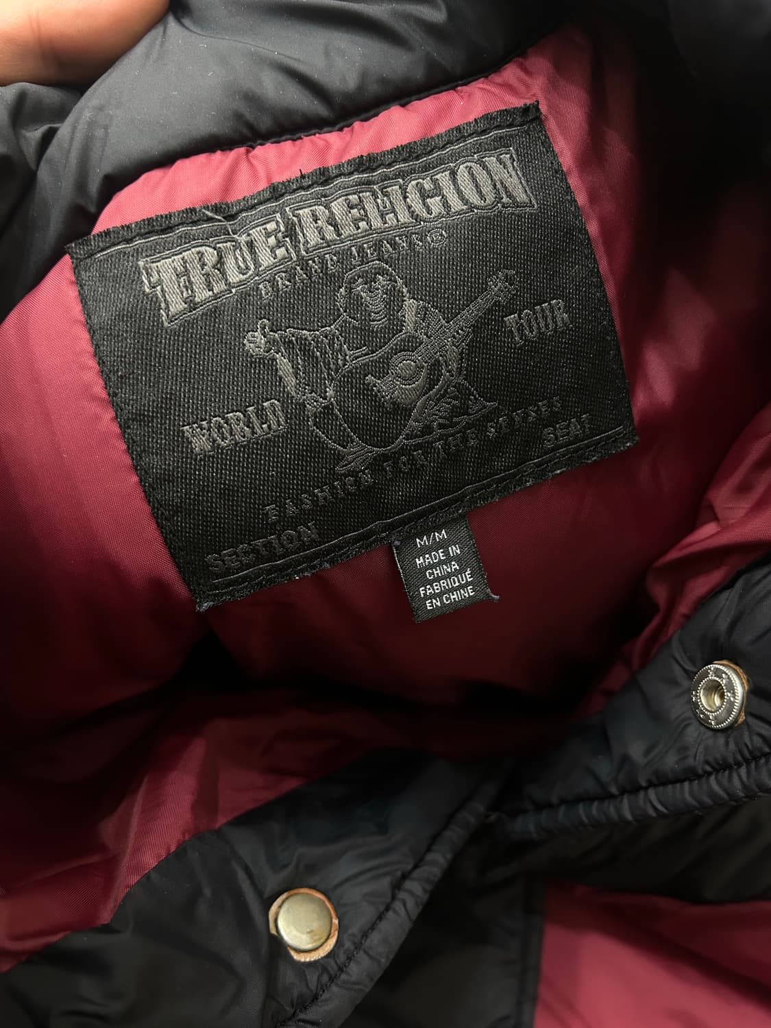 [M]트루릴리전 푸퍼 패딩 조끼/블랙 상품이미지5