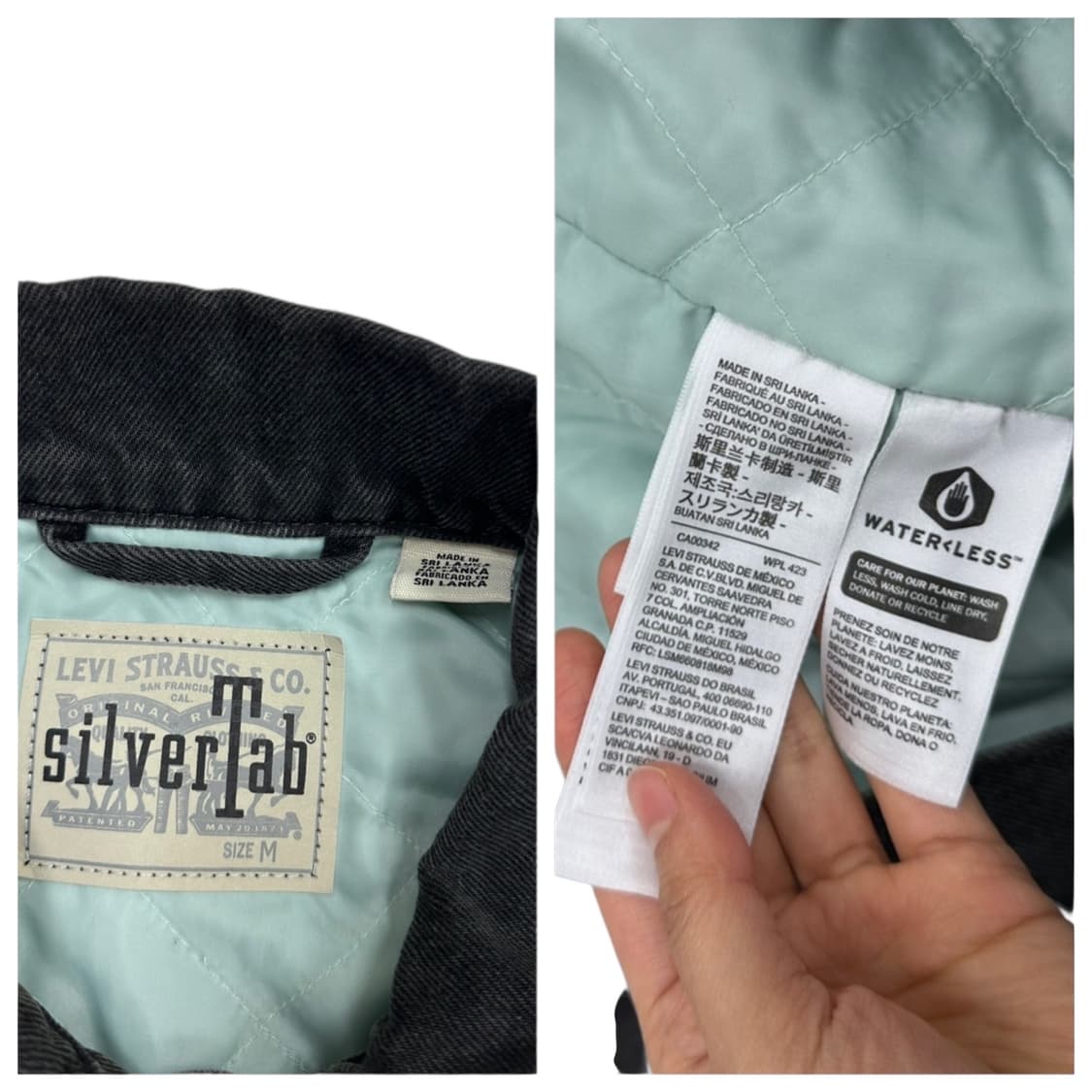 리바이스 실버탭 데님자켓 다크그레이 (M~XL) 상품이미지10