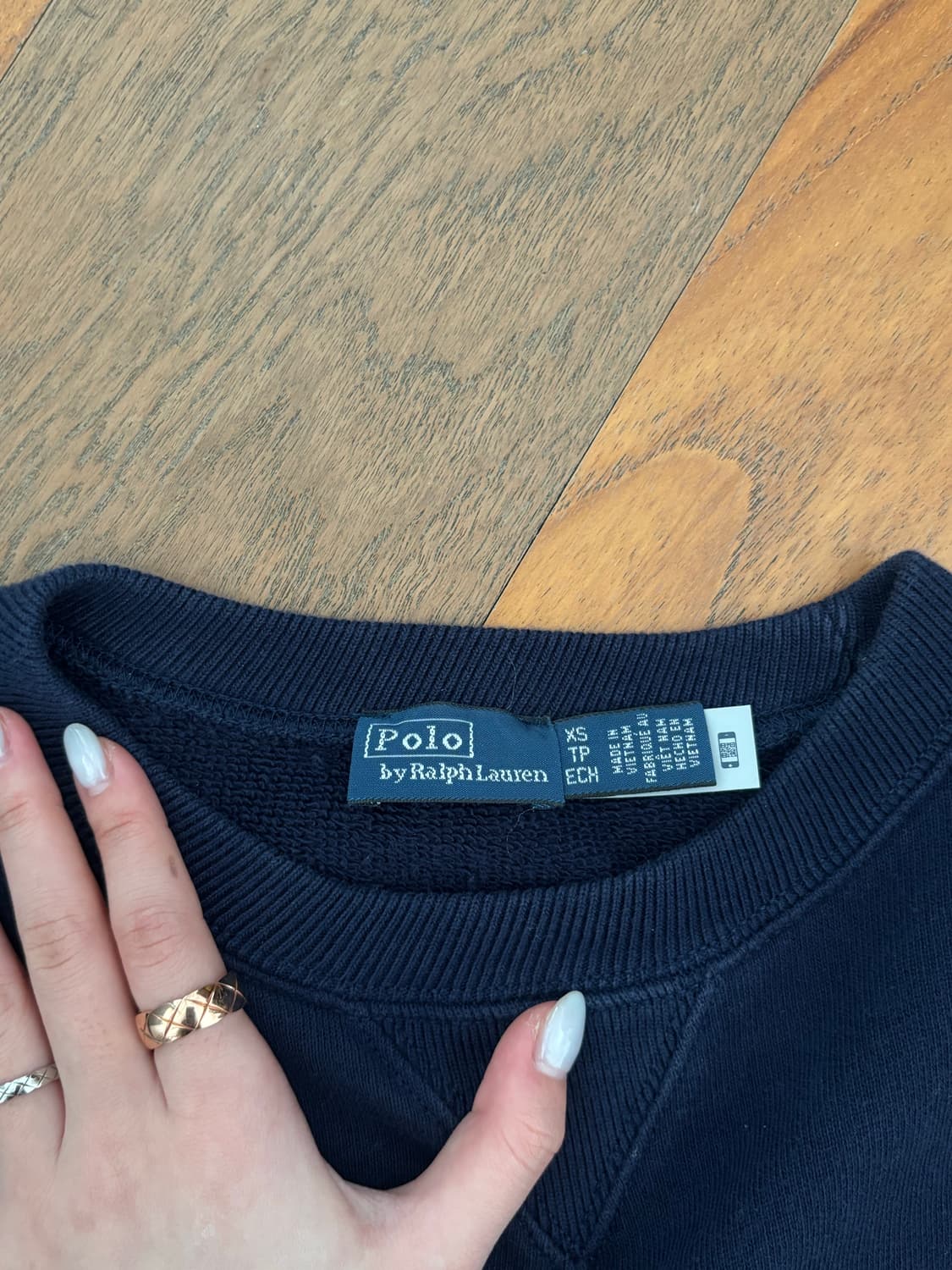 폴로 랄프 로렌 RL 스웨트셔츠 맨투맨 네이비 상품이미지2