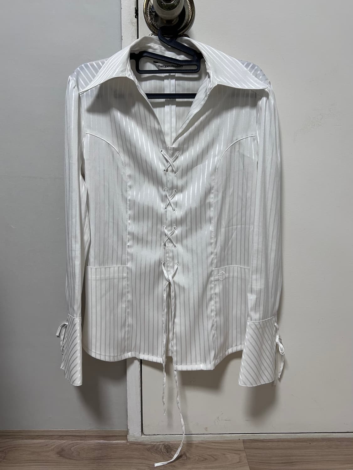 오픈와이와이 레이스업셔츠  상품이미지2