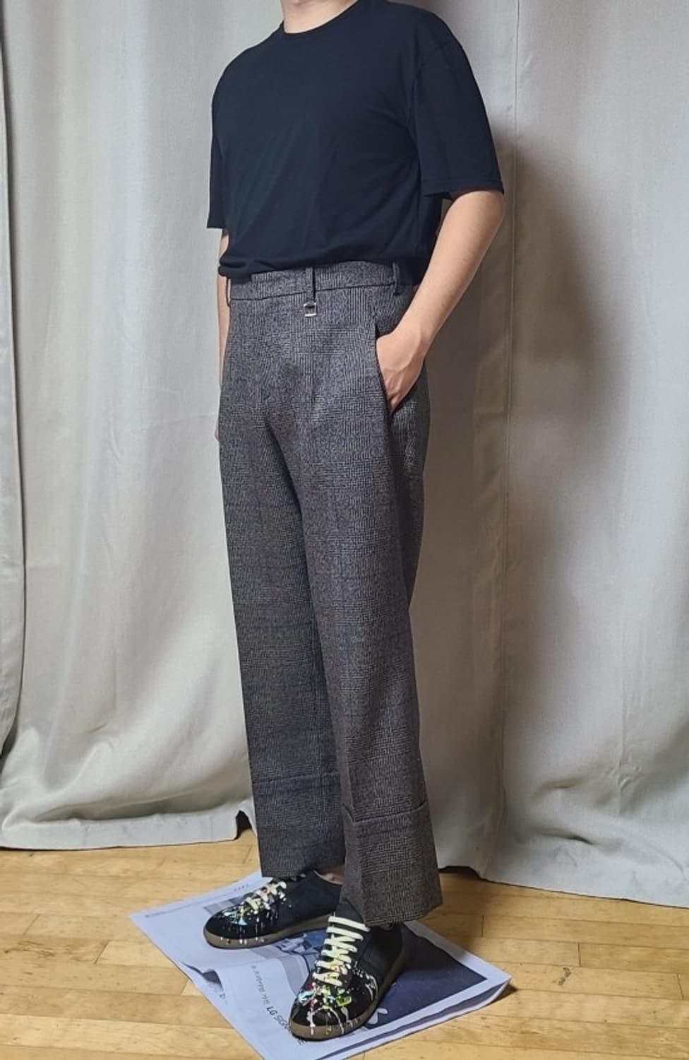 우영미 21fw 메인체크 셋업 상품이미지4