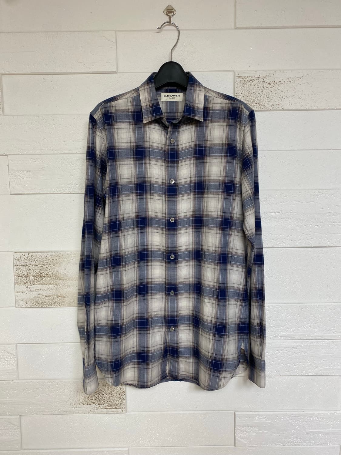생로랑 15fw 플란넬 셔츠 상품이미지1