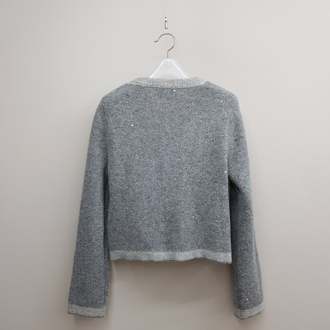 EITHER 트위드 무드 크롭 가디건 F사이즈 상품이미지4