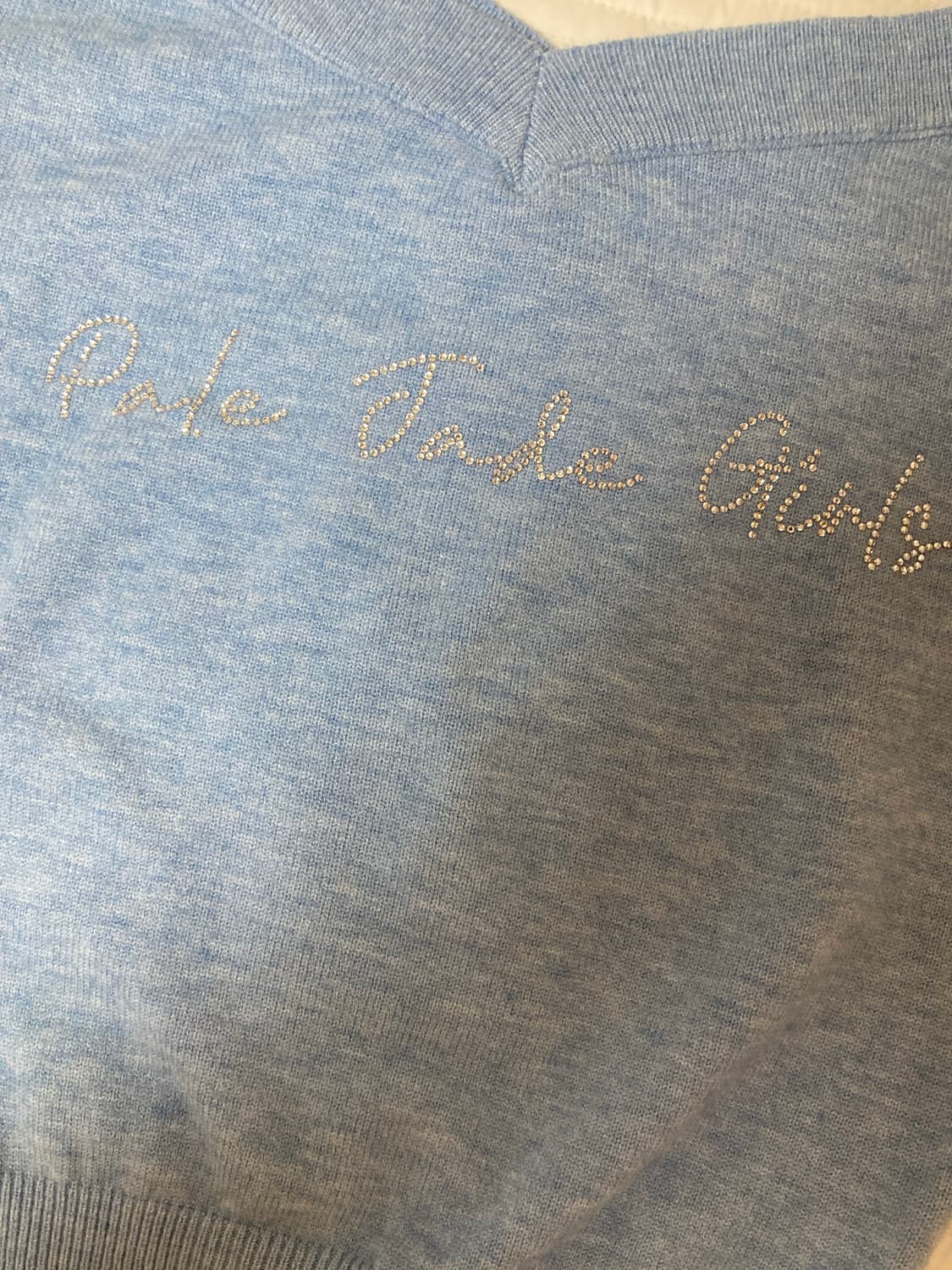 페일제이드 큐빅 레터링 니트티 m 상품이미지5