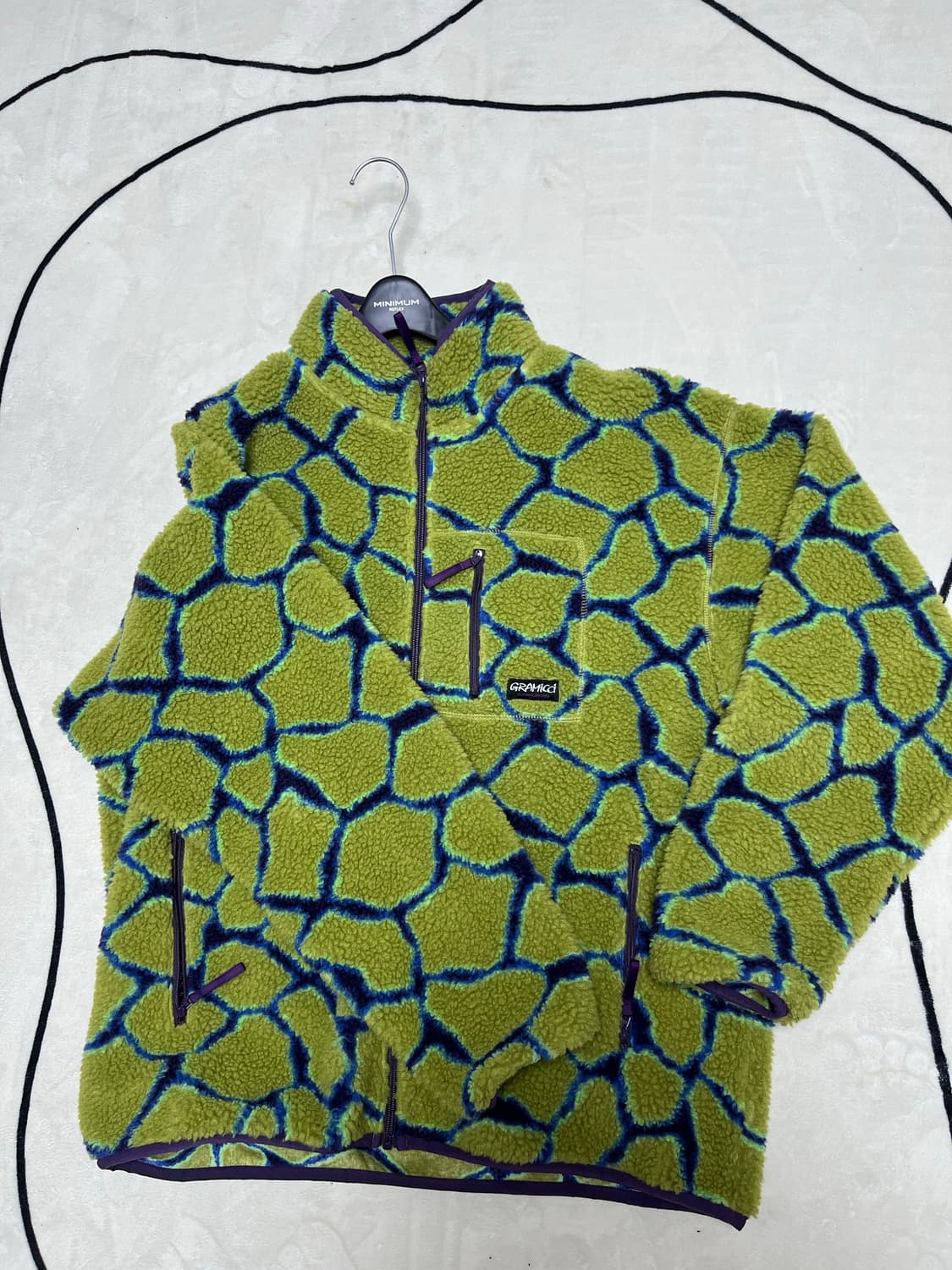 그라미치 셰르파 플리스 자켓 올리브 XL 상품이미지3