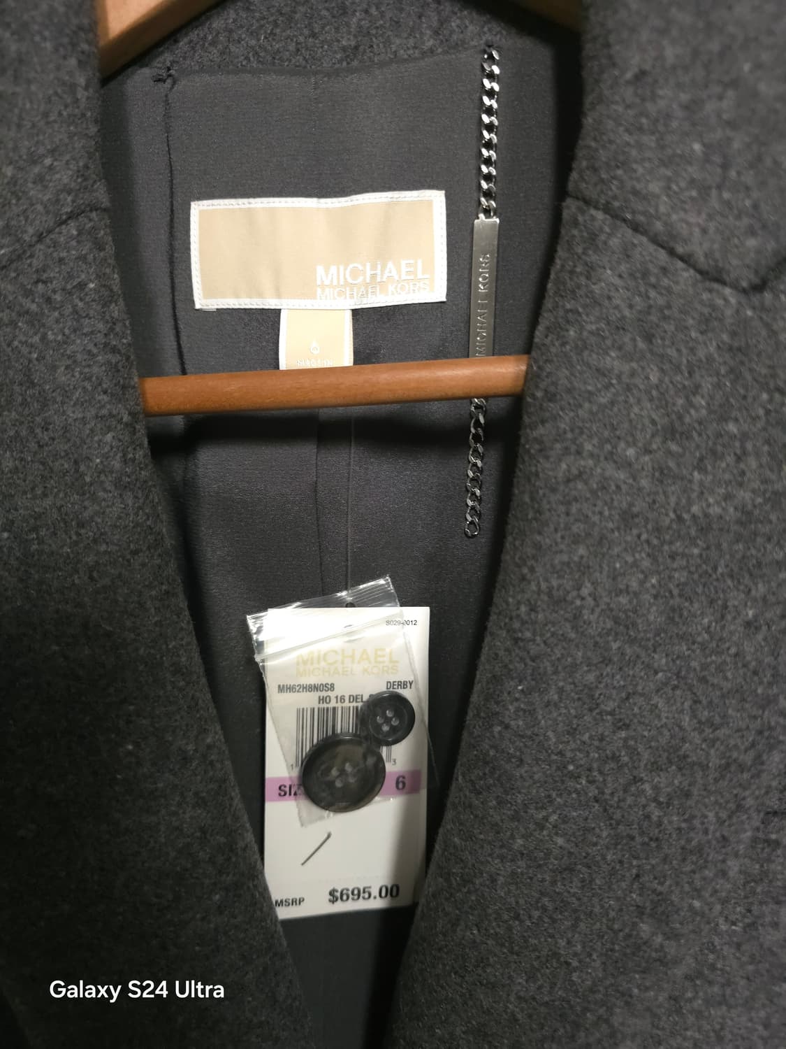 마이클코어스 울혼방 코트 6 ✨️정품 새상품✨️
 상품이미지3