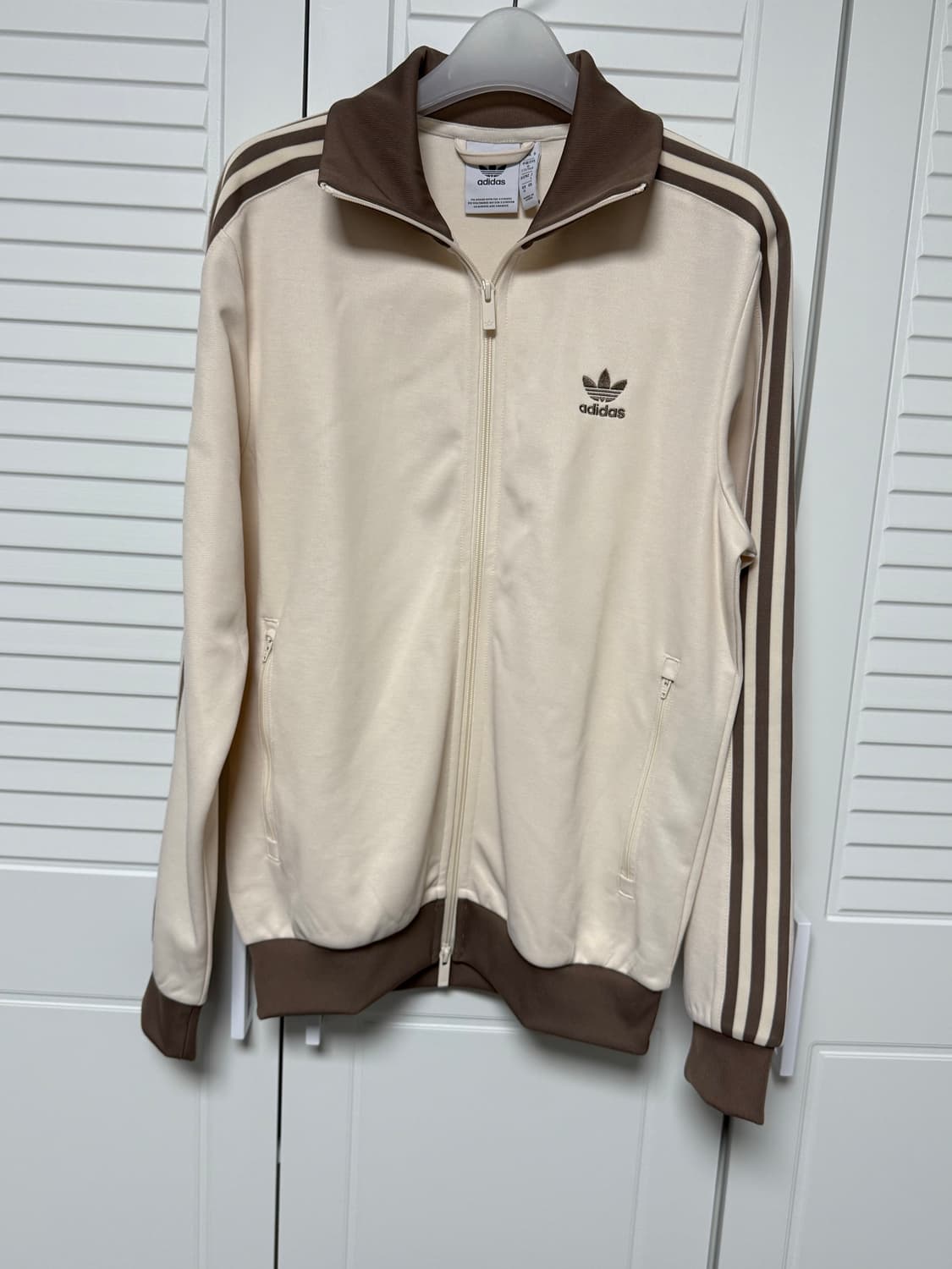 아디다스 아디컬러 클래식 베켄바우어 트랙탑 원더 화이트 트레이스 브라운  상품이미지1