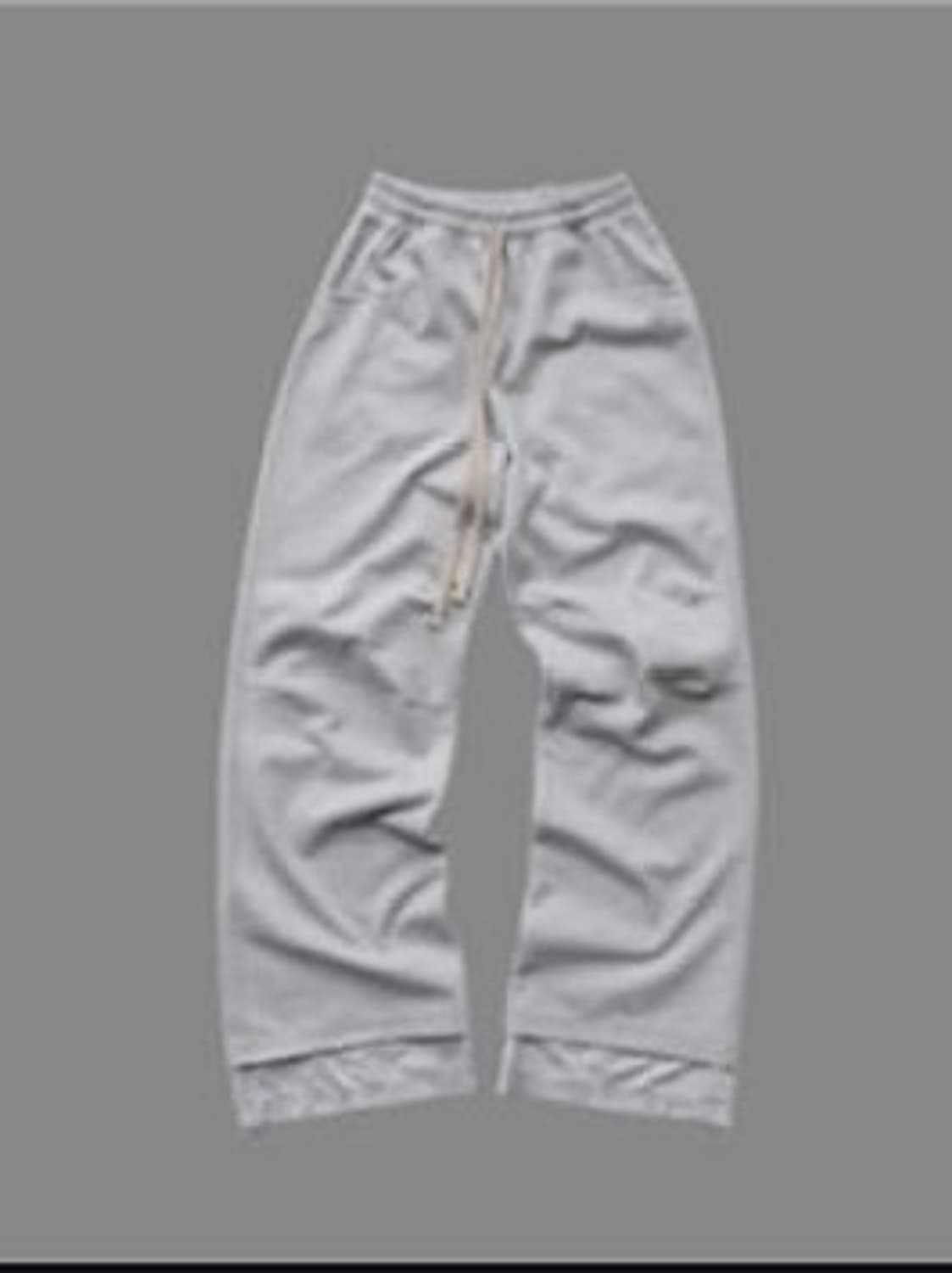 wapworks w092 플레어 레이어드 스웻팬츠 그레이 상품이미지1