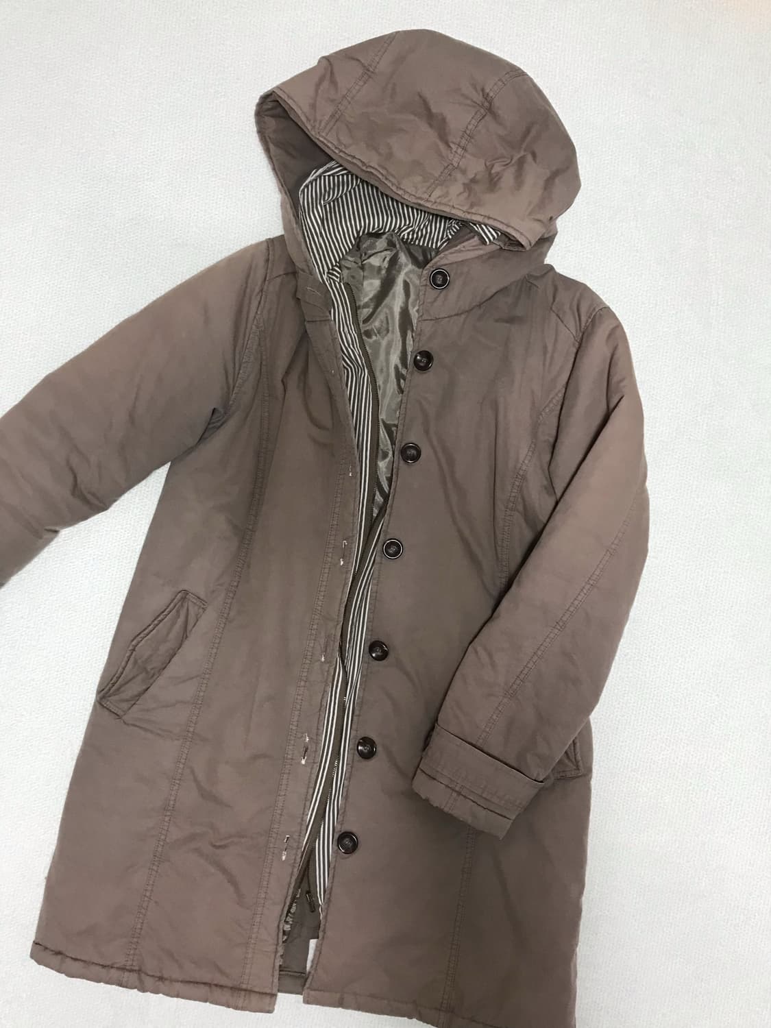 빈티지 브라운 야상 자켓 상품이미지2