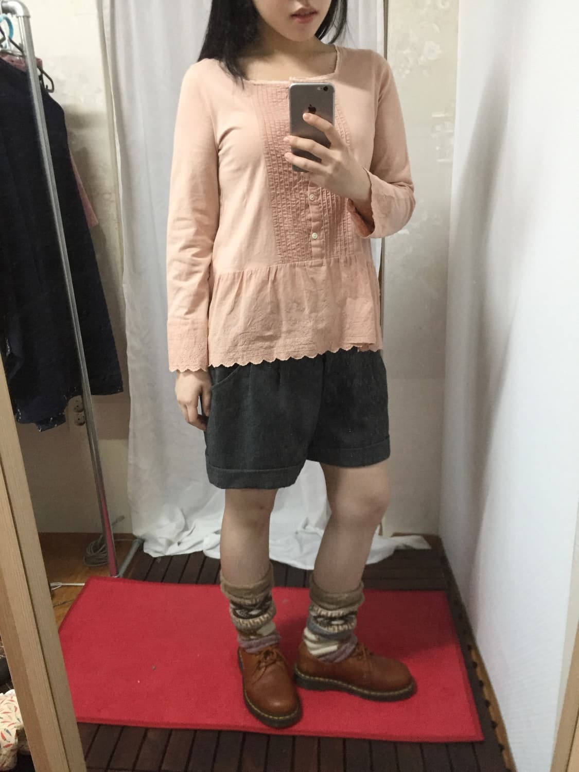 Sm2 pink lace blouse 상품이미지3