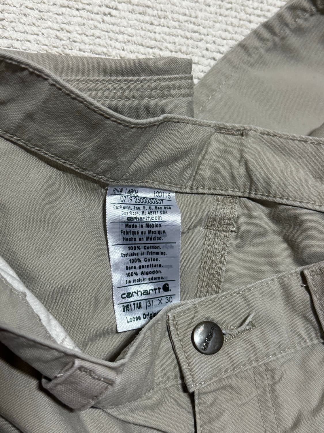00s 칼하트 B151 카펜터팬츠 31X30 상품이미지9