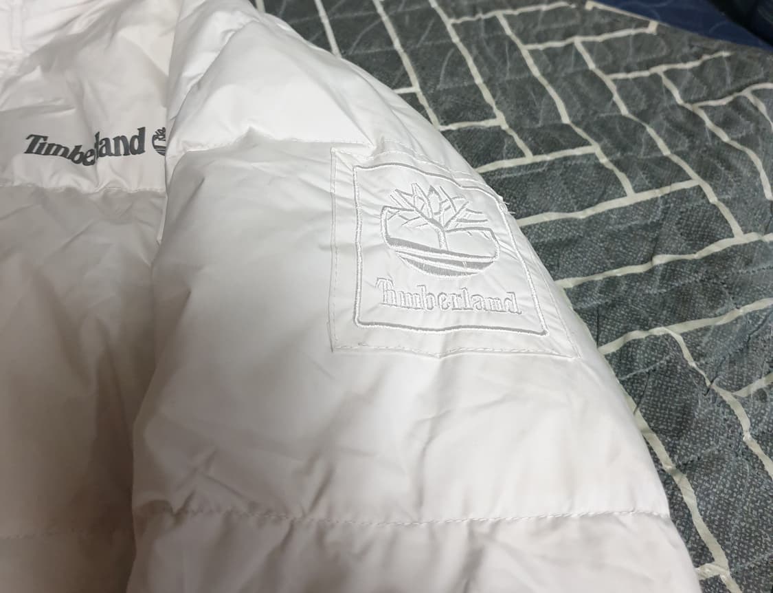 팀버랜드 오리털 벤치파카 롱패딩 화이트 (L) 상품이미지3