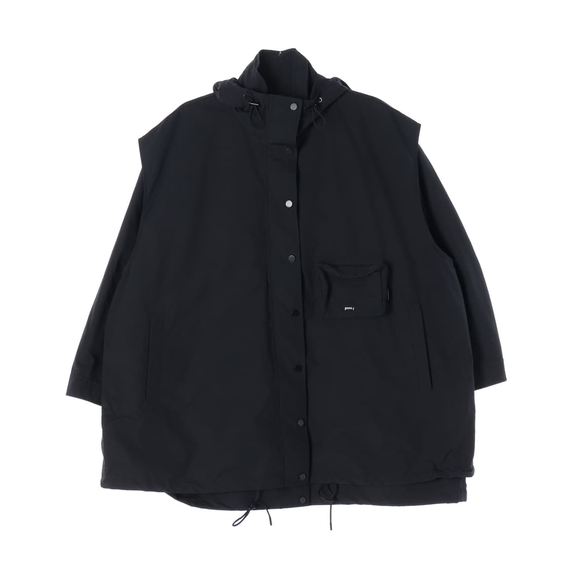 준지 22SS 로고 포켓 사파리 야상 바람막이 점퍼 블랙
 상품이미지1