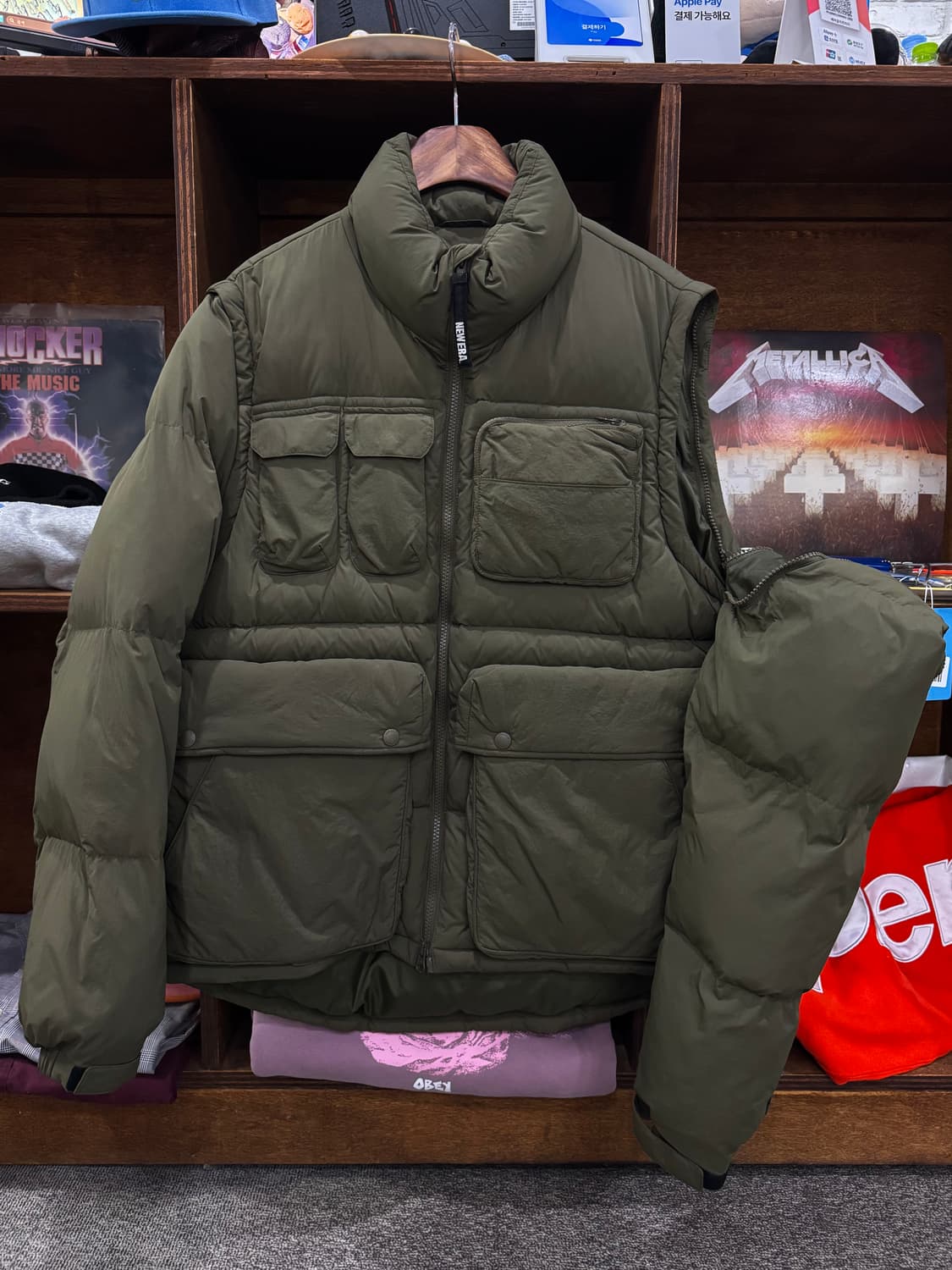 20FW 뉴에라 멀티포켓 컨버터블 패딩 상품이미지2