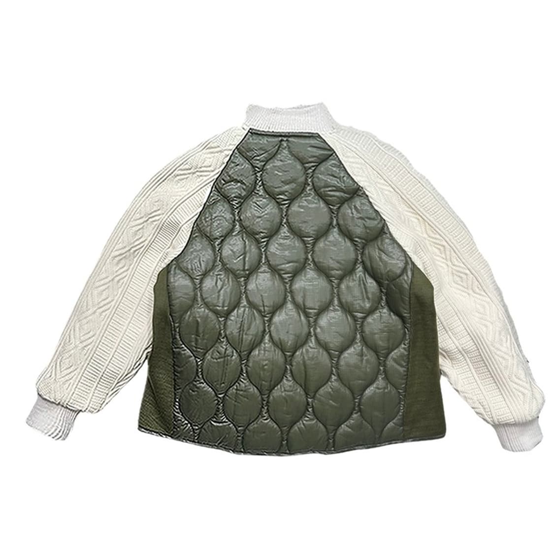 BREATHE 케이블 니트 소매 패딩 자켓 F 상품이미지6