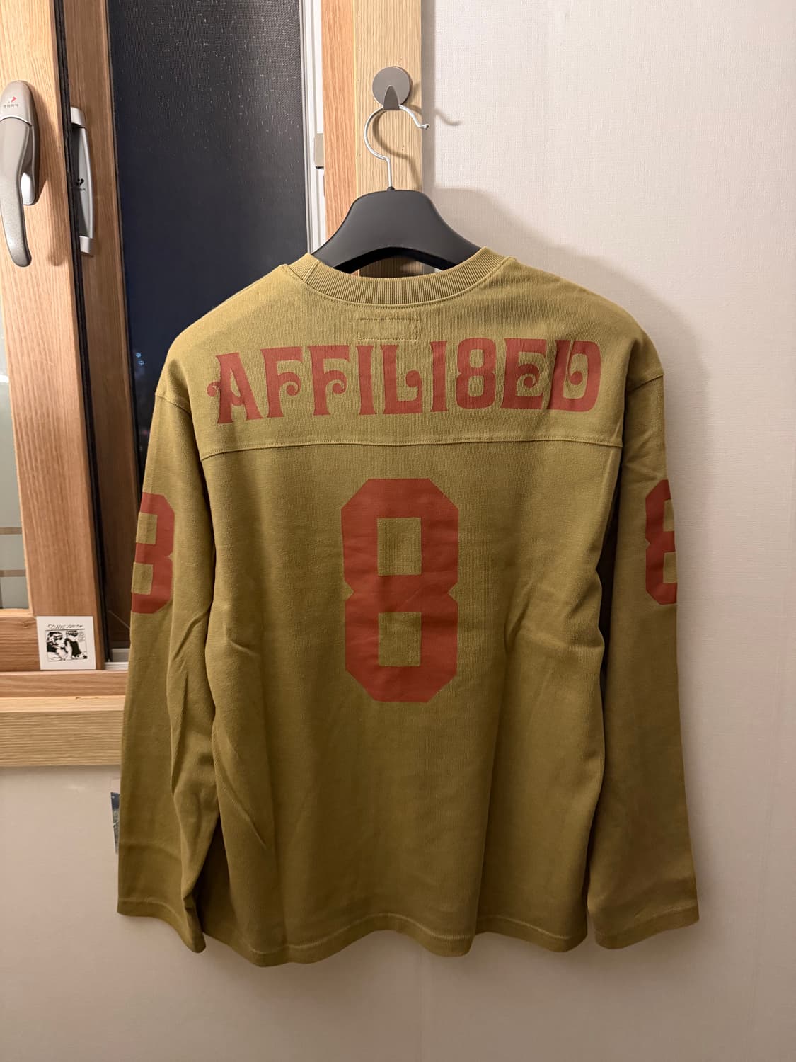 슈프림 어필리에이티드 풋볼 롱슬리브 올리브 상품이미지4