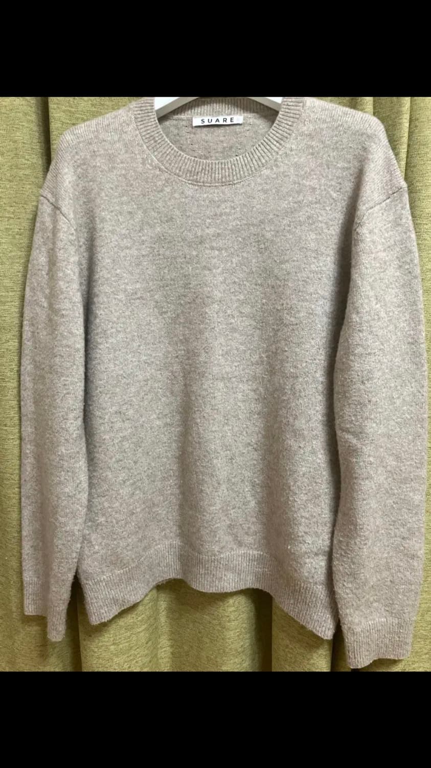 수아레 데일리 라운드 니트 오트밀 M 상품이미지2