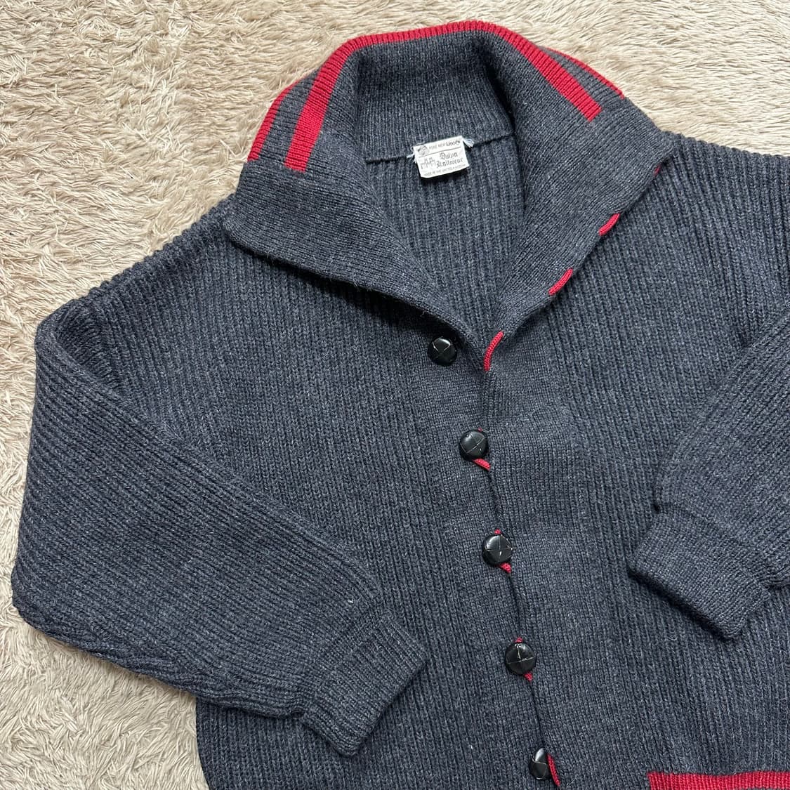 DulynKnitwear 1983 잉글랜드 헤비울 가디건 상품이미지2