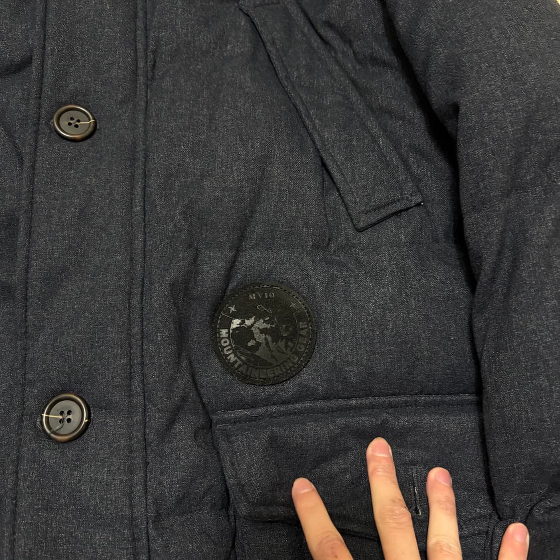 엠비오 마운티니어링 남성 라쿤퍼 후드 구스다운 롱패딩 L/100  상품이미지4