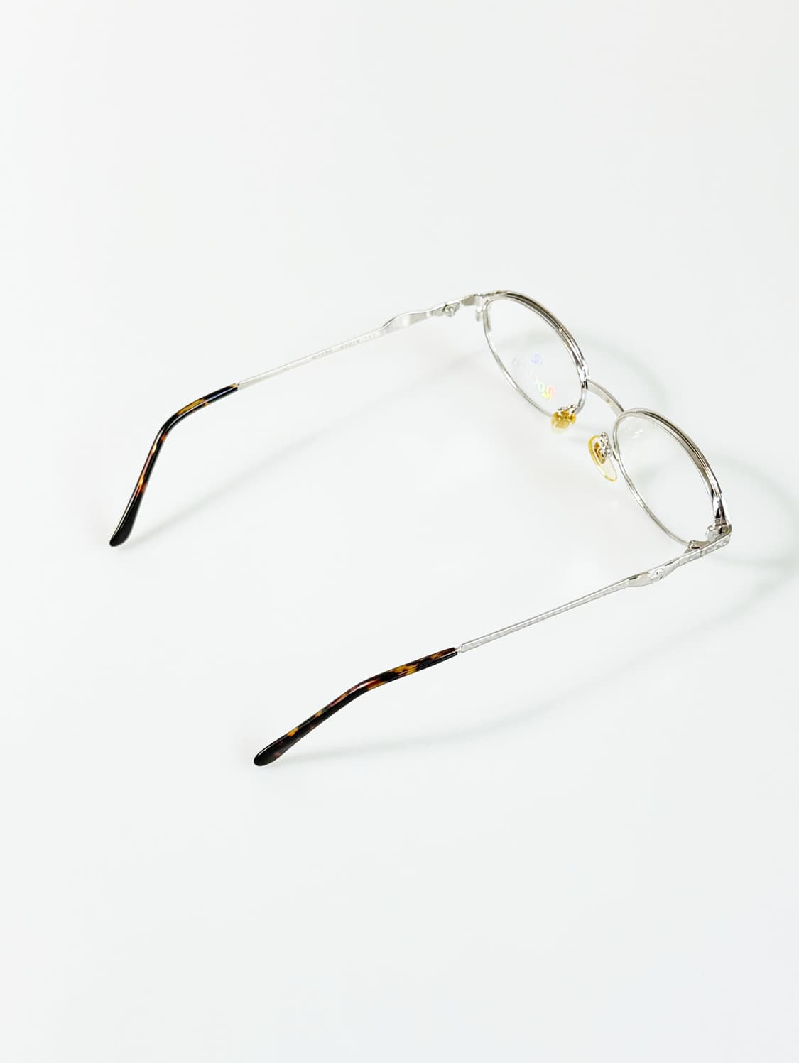 90s ROCOCO 실버 슬림 오벌 프레임 빈티지 안경 상품이미지4