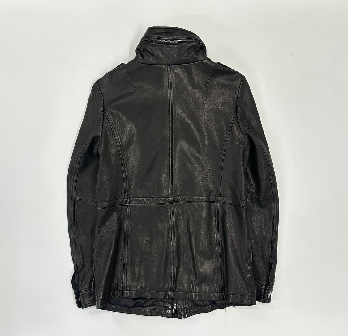 하이넥 지퍼 슬림 양가죽 자켓  상품이미지3