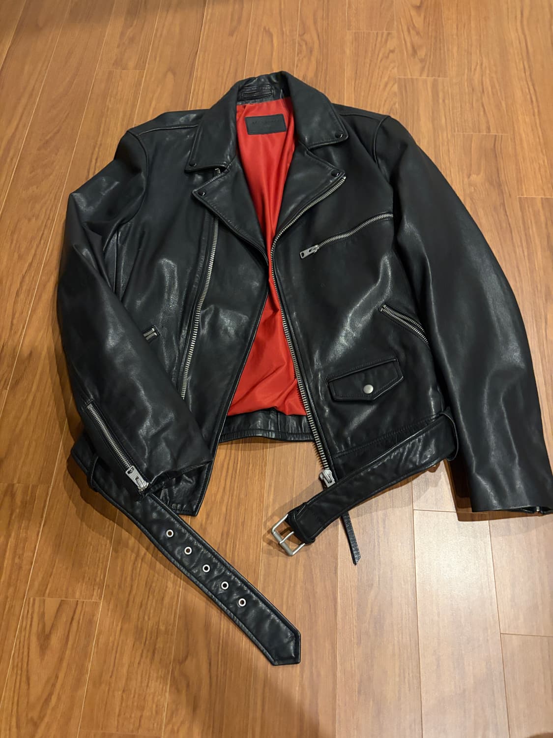 [판매] 올세인츠(AllSaints) 양가죽 라이더 자켓 - L  상품이미지1