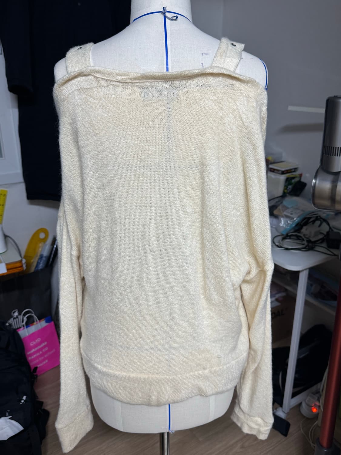 빈티지 오프숄더 니트  상품이미지2