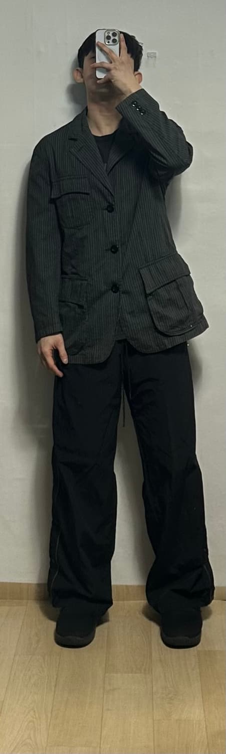 아르마니진 스트라이프 블레이저 상품이미지5