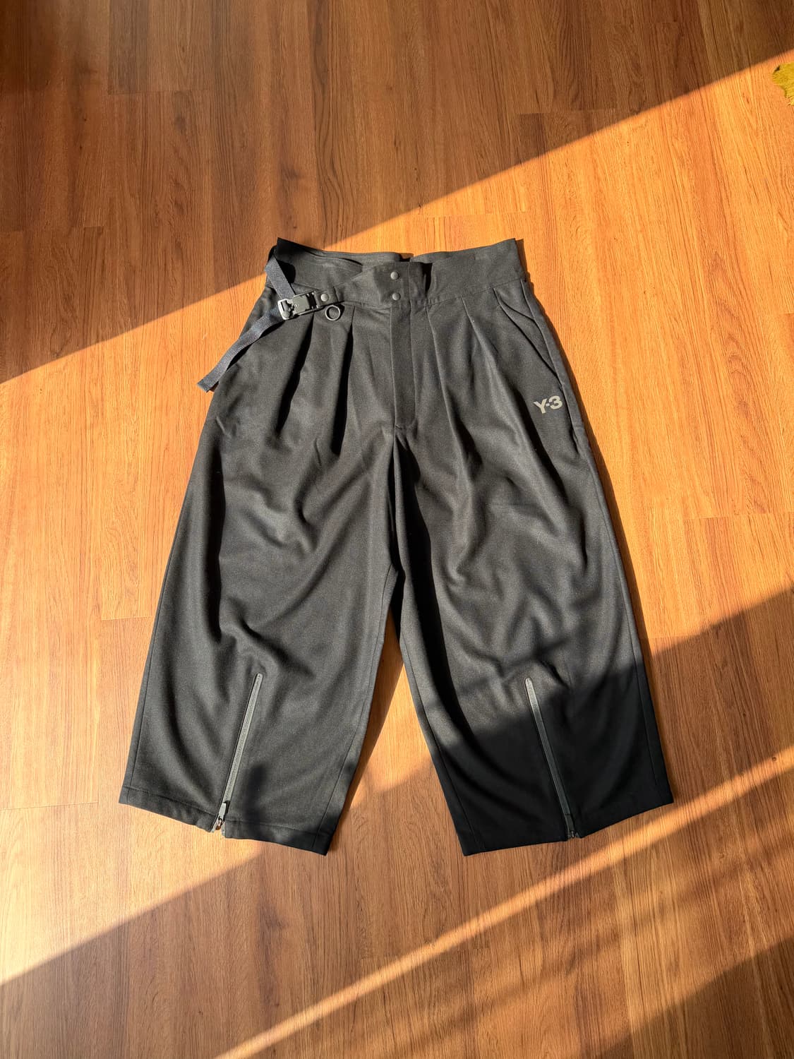 요지야마모토 Y-3 울 헤비 하카마 팬츠 상품이미지1