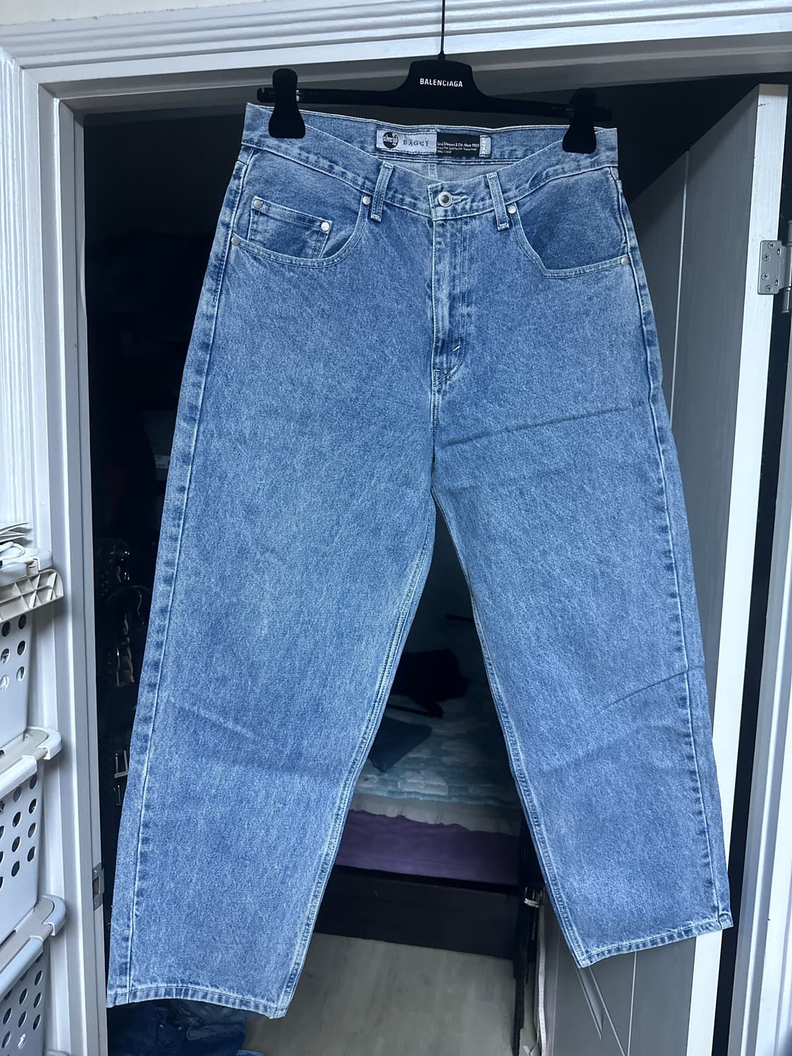 [31X30] 리바이스 실버탭 배기 데님 팬츠 중청 상품이미지1