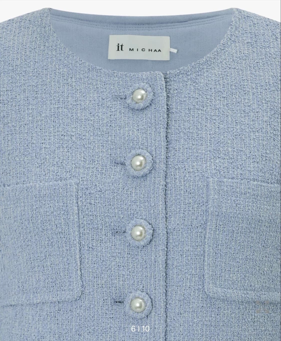 (새상품) 잇미샤 신예은 26 봄 트위드자켓 (정가 379,000) 상품이미지3