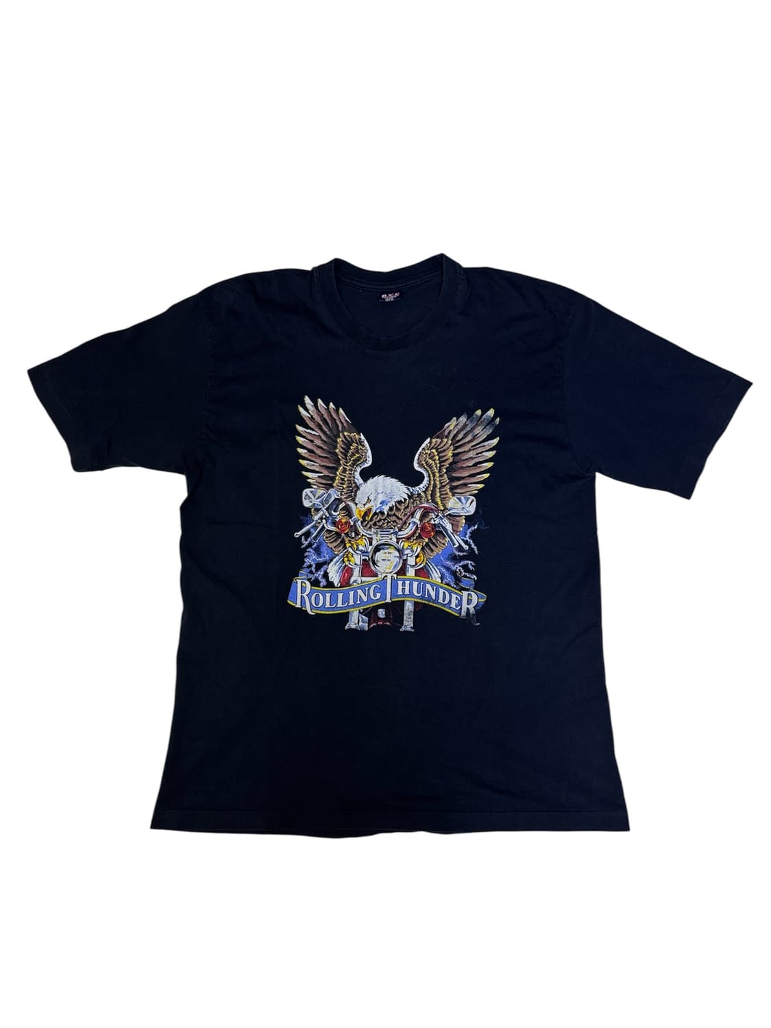 빈티지 8090s 할리데이비슨 롤링썬더 그래픽 티셔츠 XL 상품이미지1