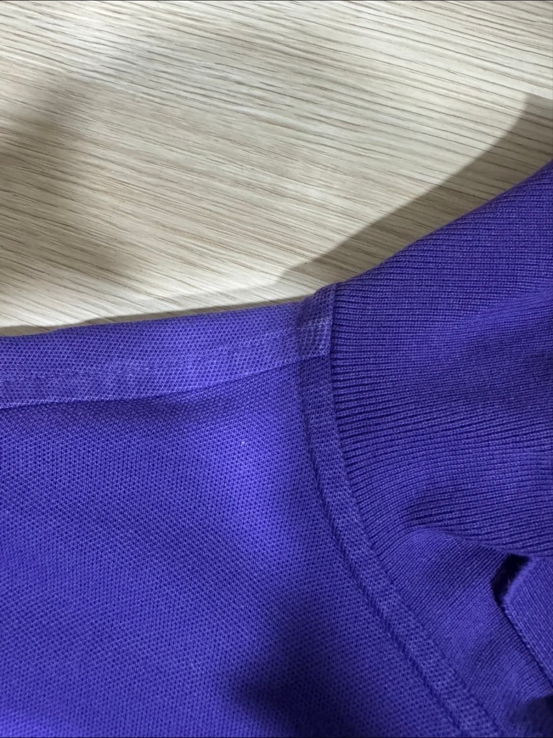 라코스테 보라색 카라 반팔티 M 100 상품이미지5