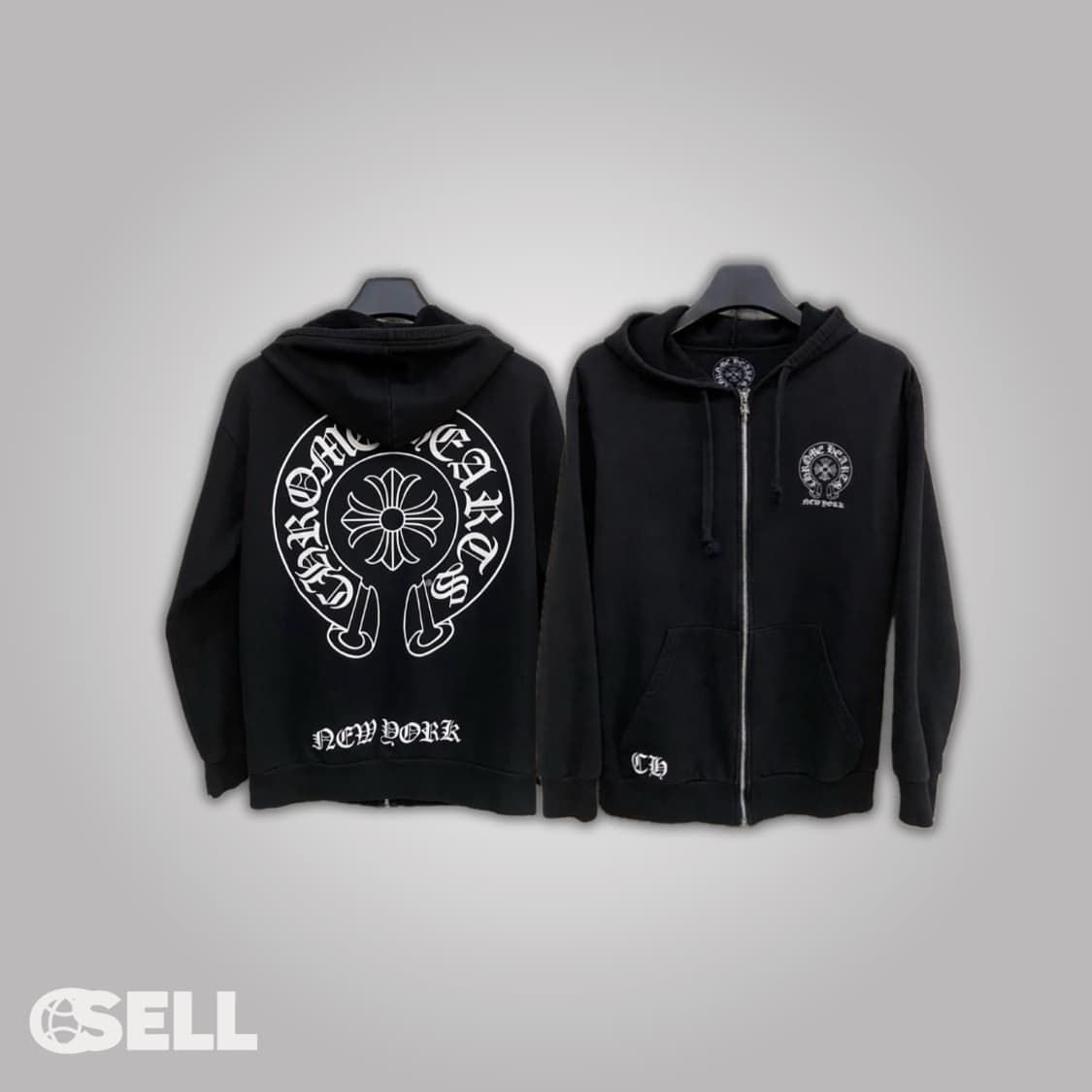 크롬하츠 뉴욕 홀스슈 후드집업 상품이미지2