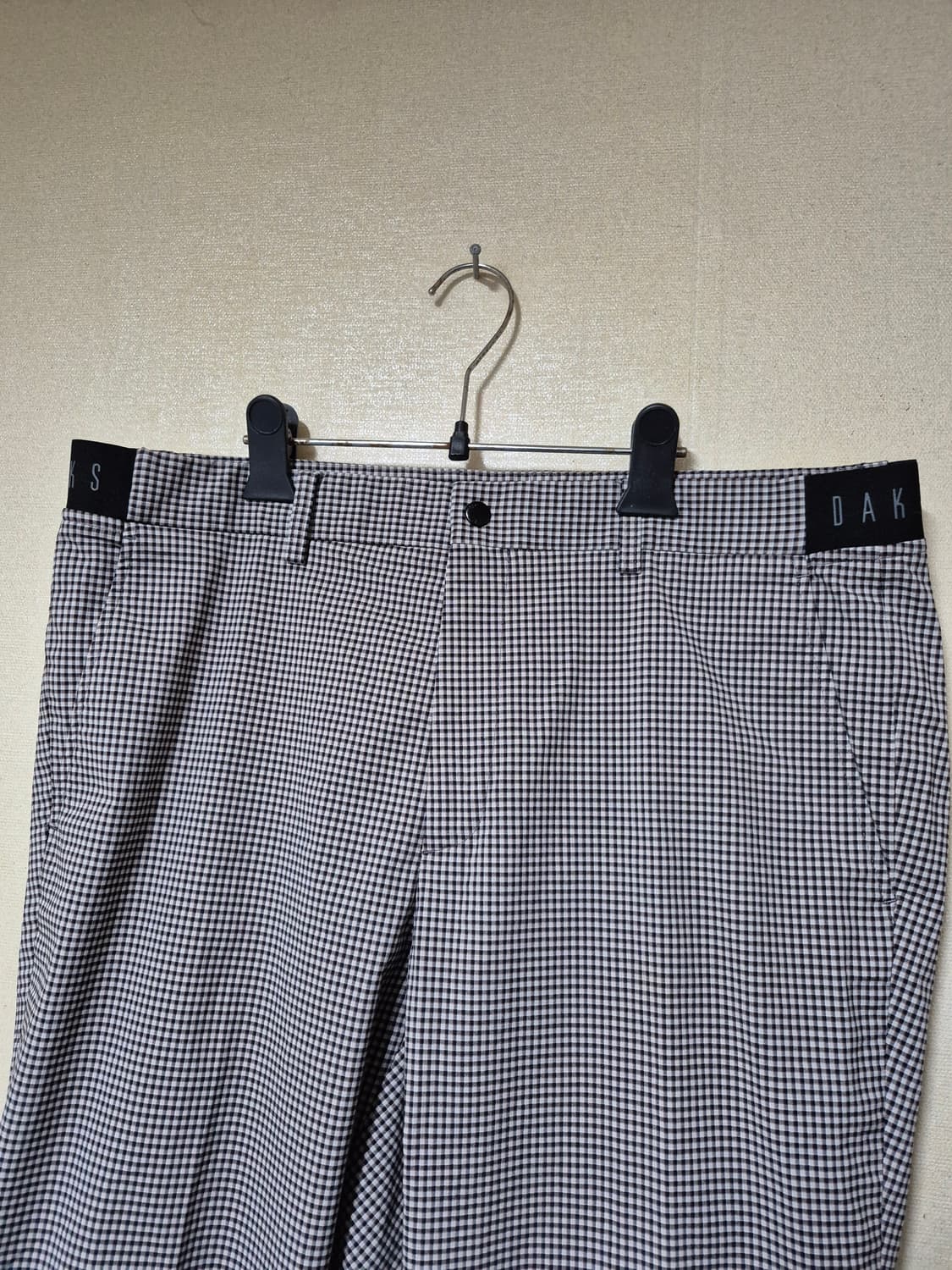 닥스 골프 체크 밴드 바지 상품이미지2