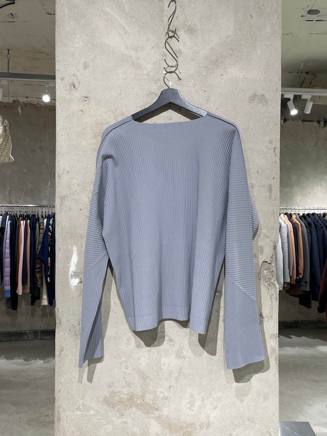 이세이 미야케 미 그레이 플리츠 롱 슬리브 상품이미지6