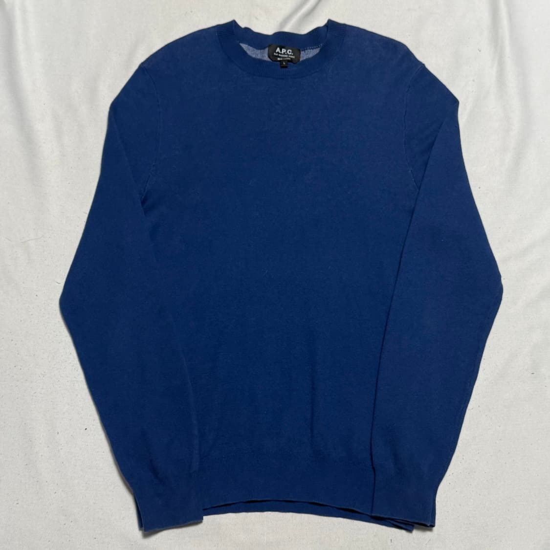 L 아페쎄 블루 조슈아 캐시미어 혼방 니트 스웨터 상품이미지3