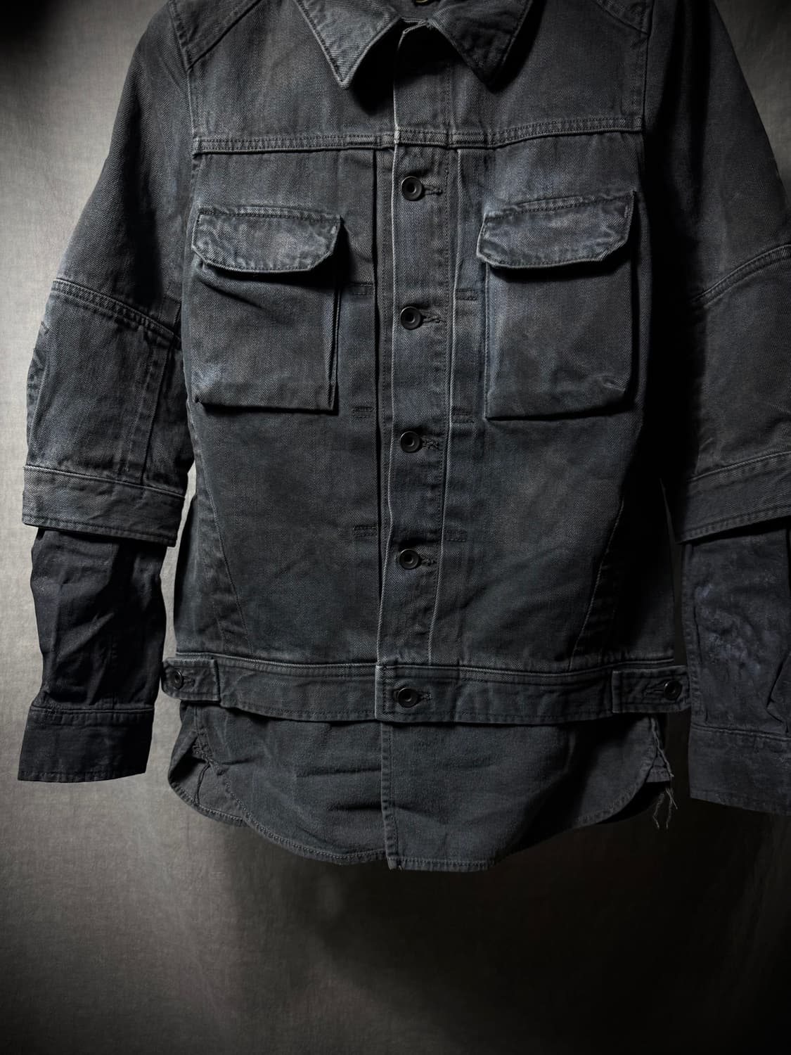 SIVA 2012 Waxed Layered Denim Jacket   상품이미지4