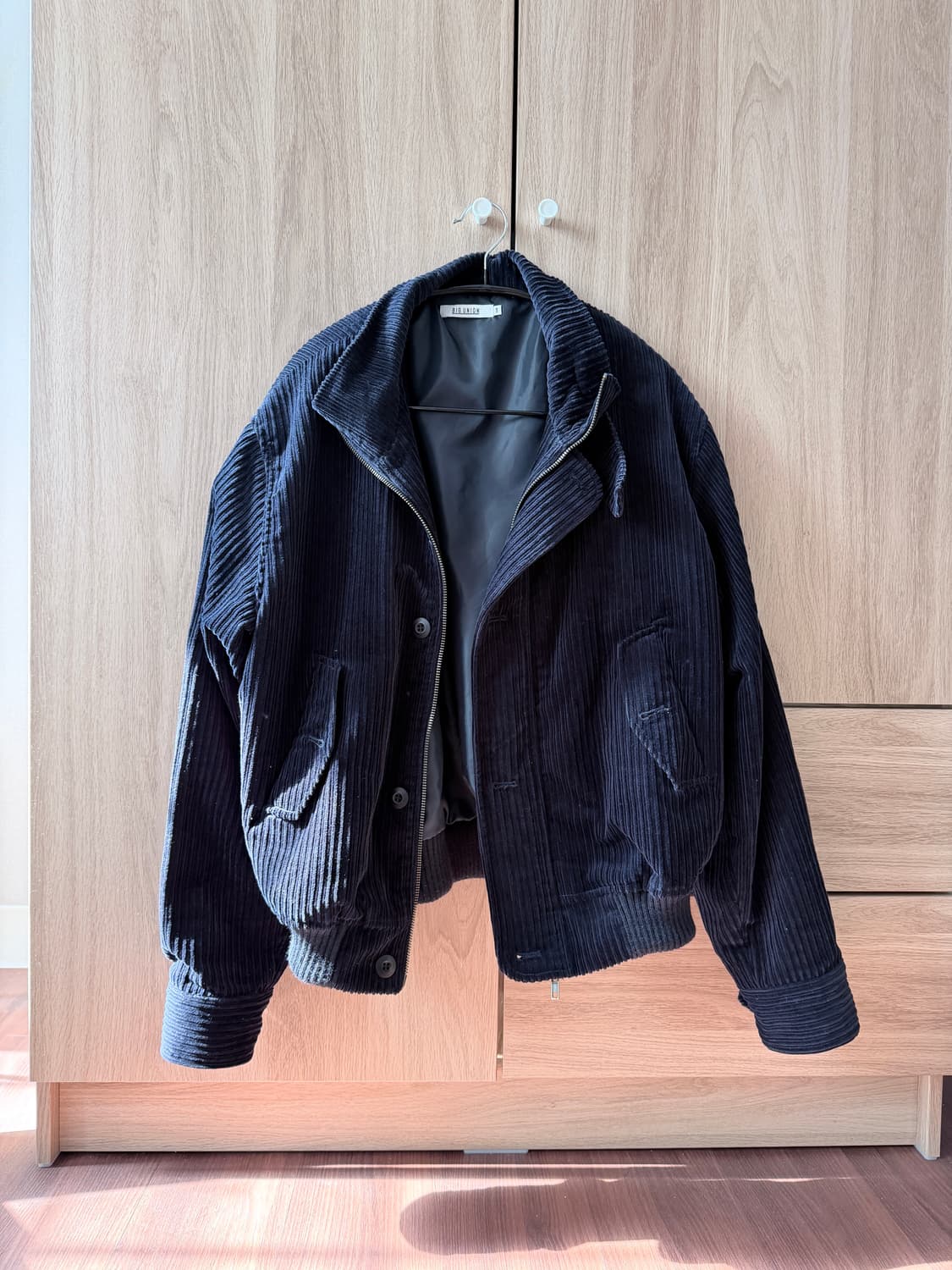 코듀로이 블루종 자켓 네이비 s사이즈 상품이미지2