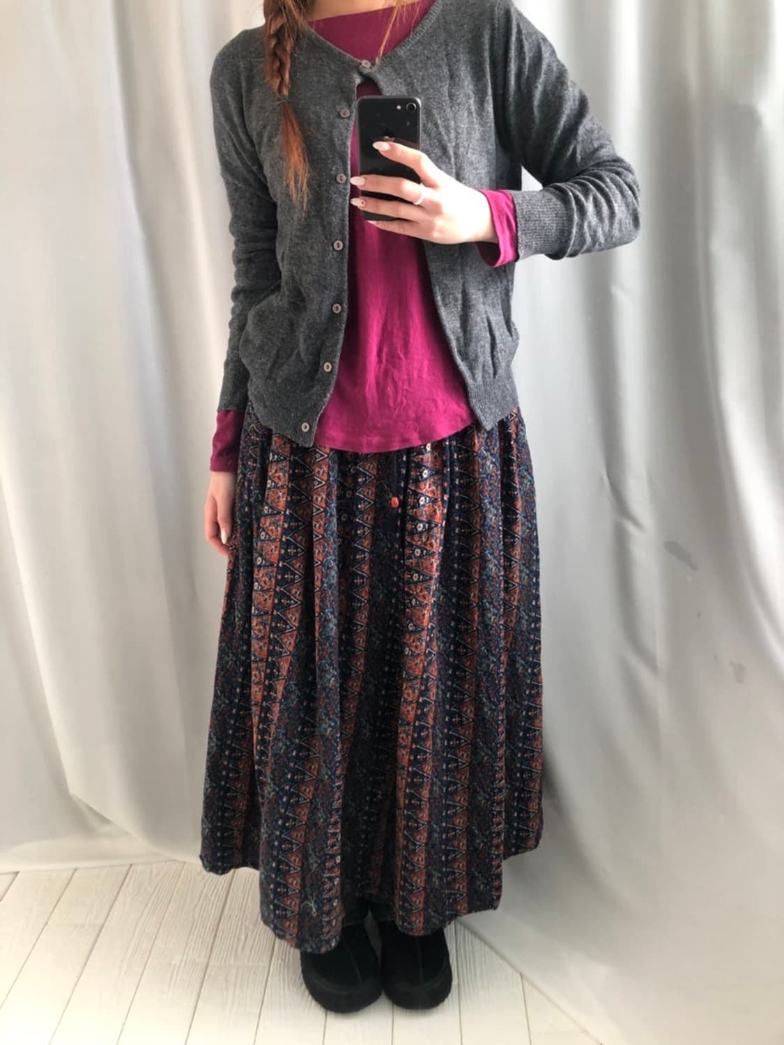 842. paisley garden long SK  상품이미지2