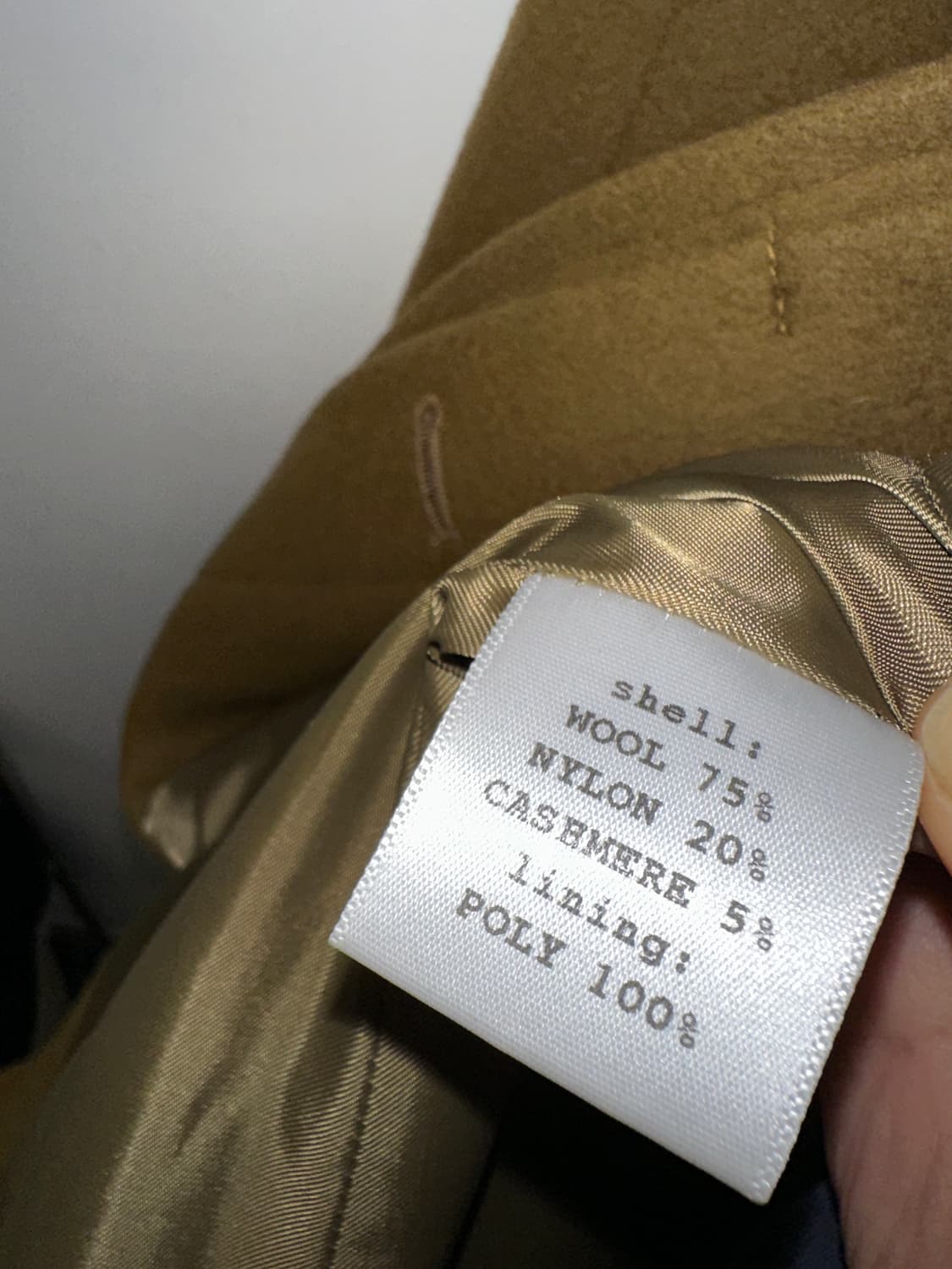 another office 울캐시미어 코트 (토프브라운) 상품이미지6