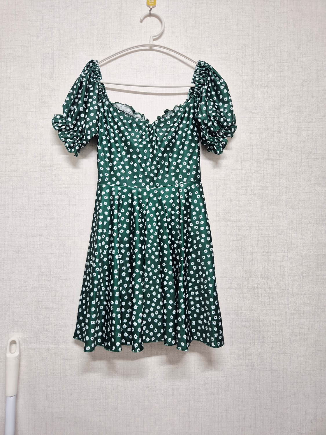 그린 플라워 셔링 원피스 수영복 상품이미지2