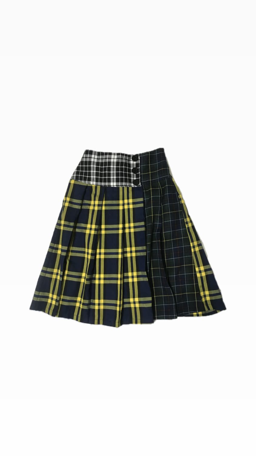 Check pleats skirt 상품이미지1