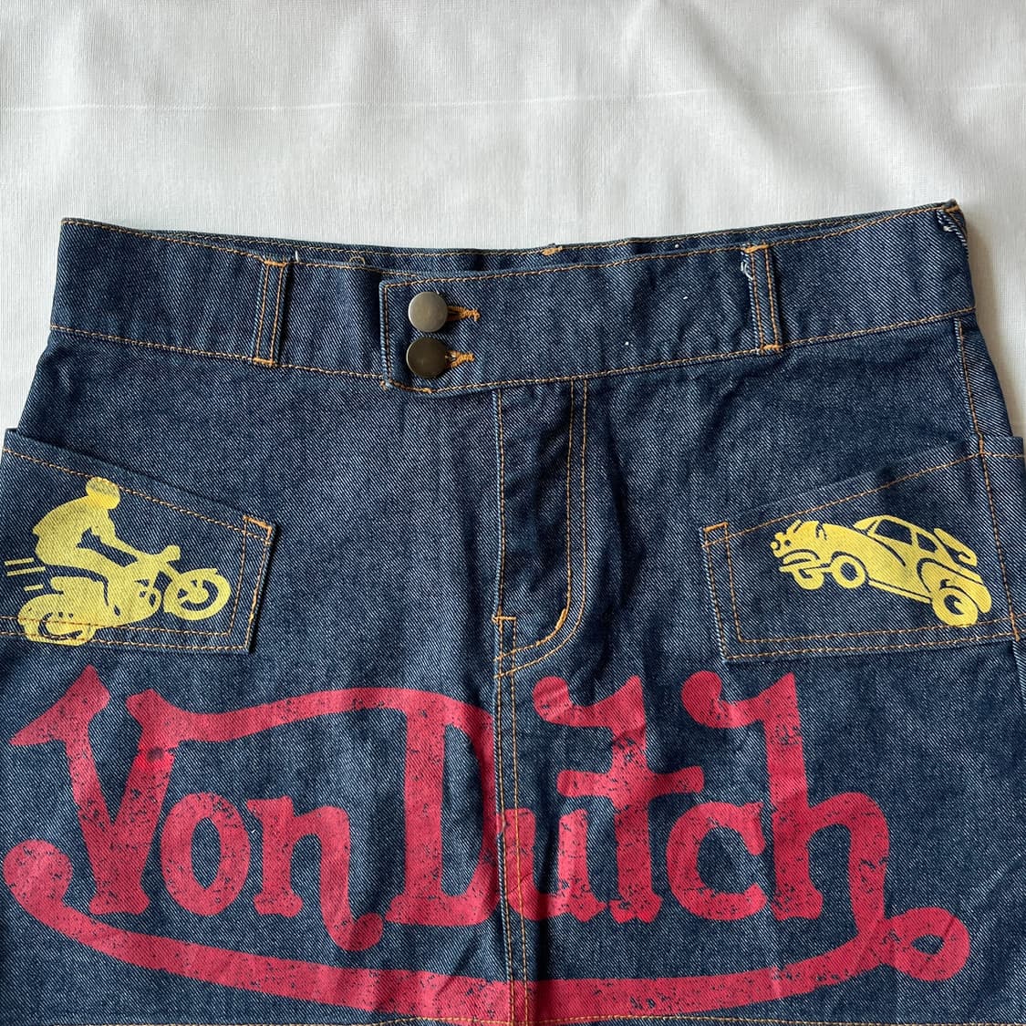 Von Dutch denim cotton 100% skirt 상품이미지6