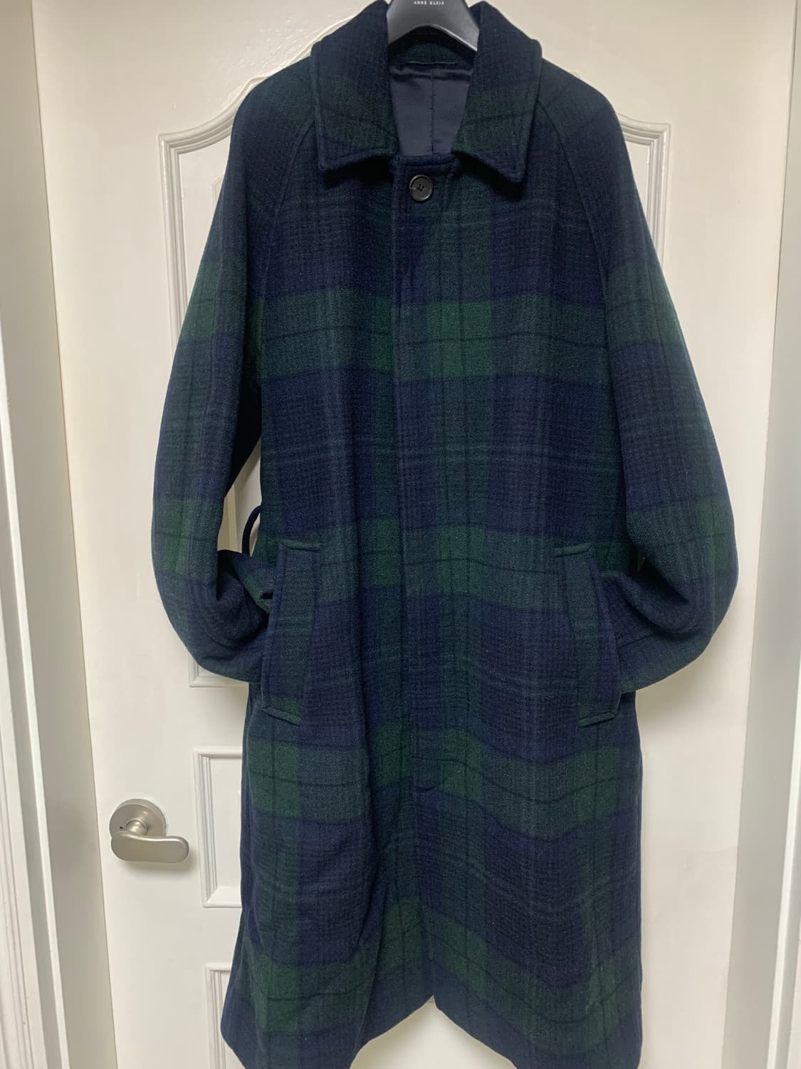 타탄체크 발마칸코트 M 상품이미지1