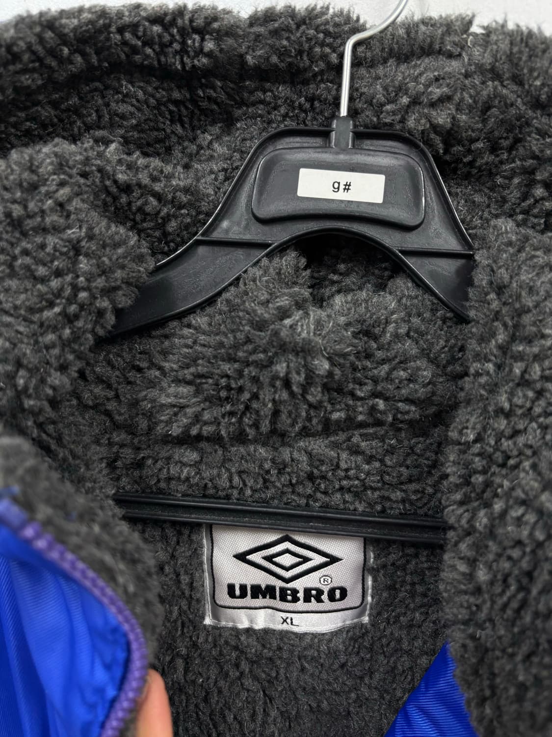 엄브로 백로고 양털점퍼 상품이미지5