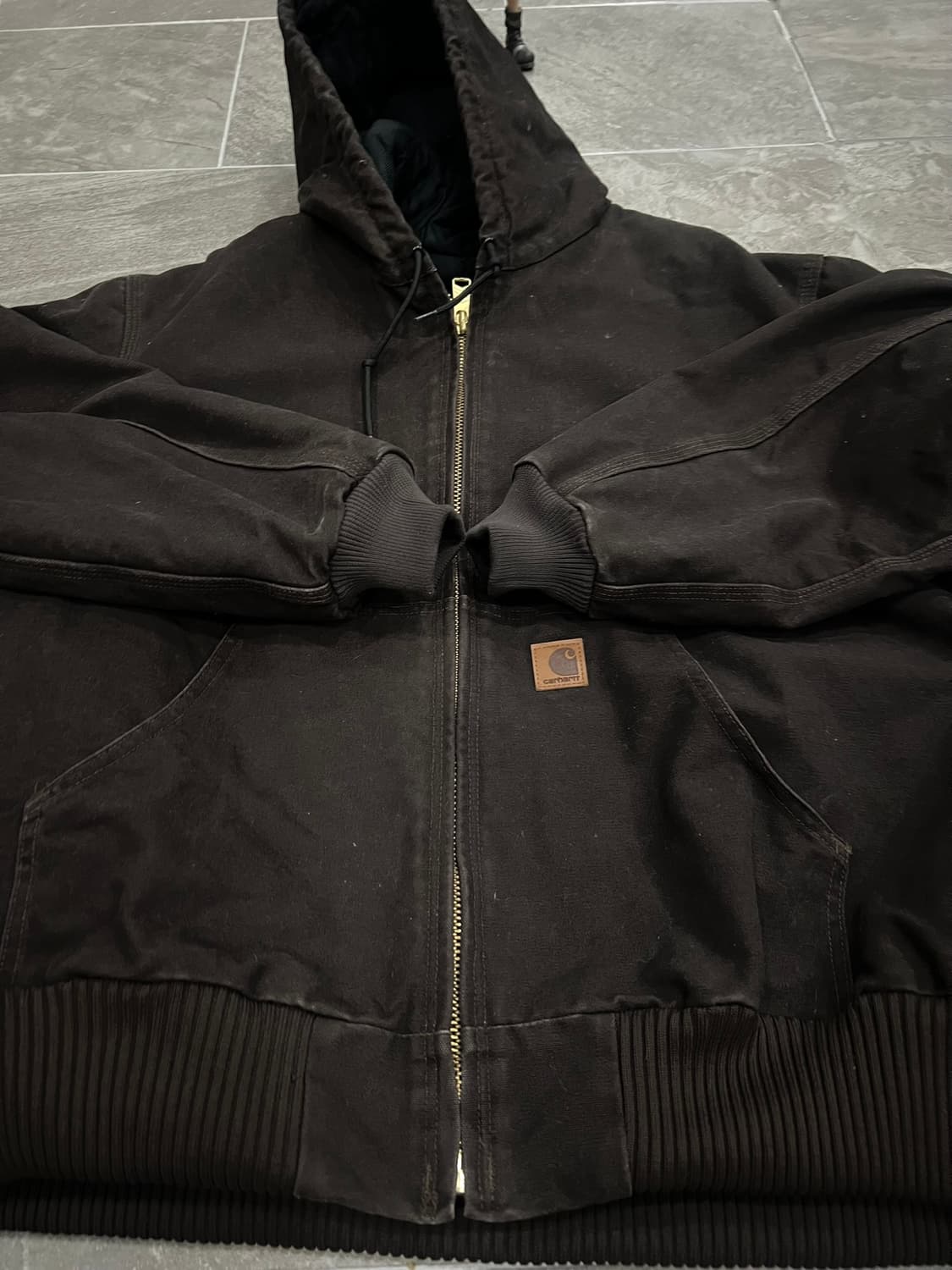 (XL) 칼하트 덕 액티브 후드자켓 J130 DKB 다크브라운 상품이미지7