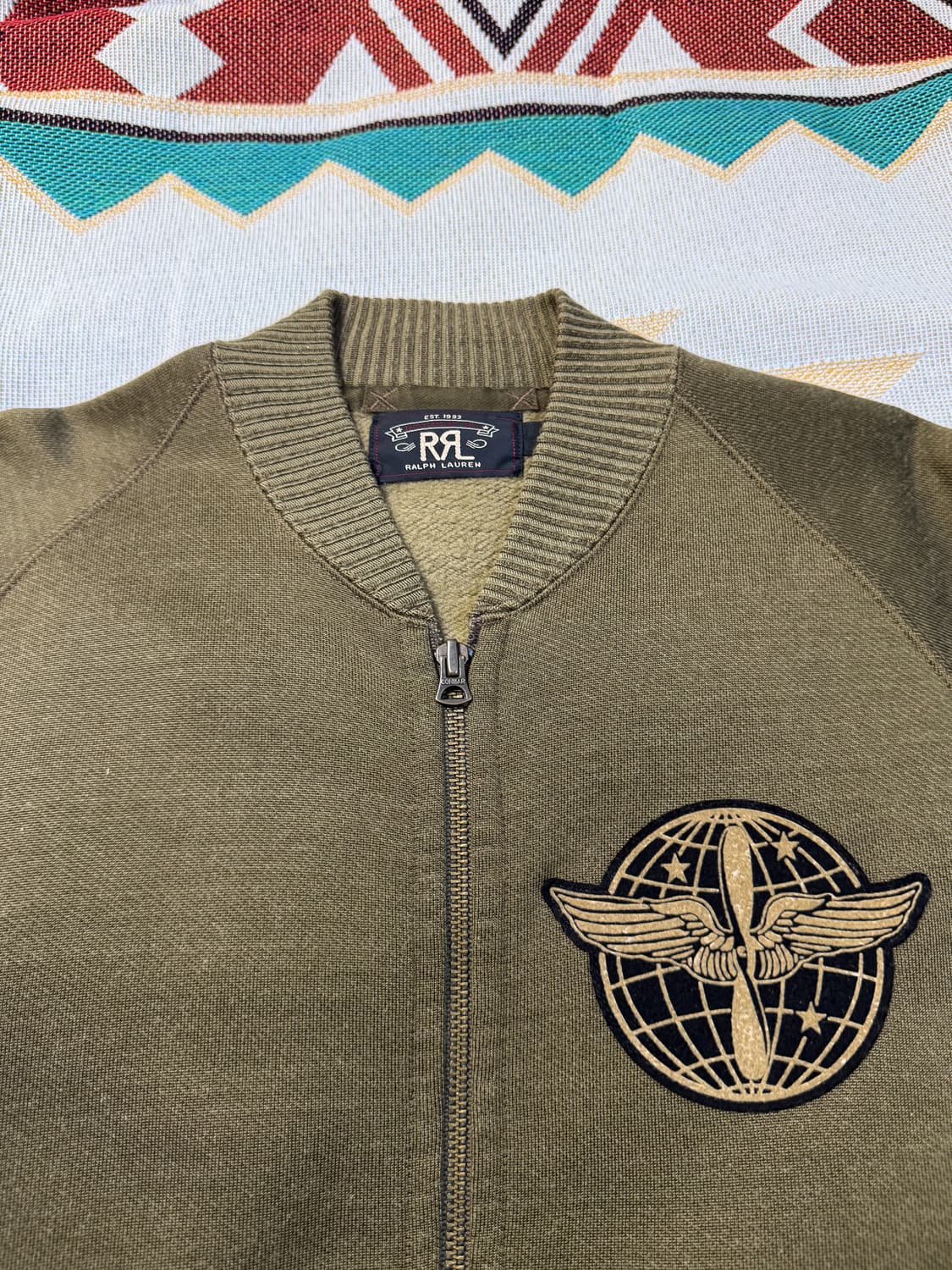 RRL 밀리터리 집업 가디건 상품이미지3